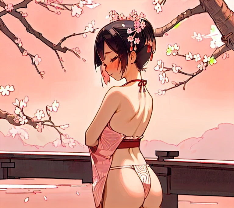 women wearing Fundoshi (褌)