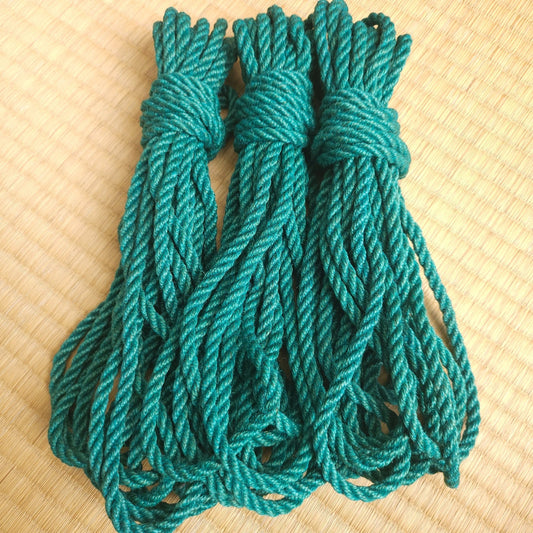 Light Teal 2 - Ply Jute Shibari Rope - RebornRopes