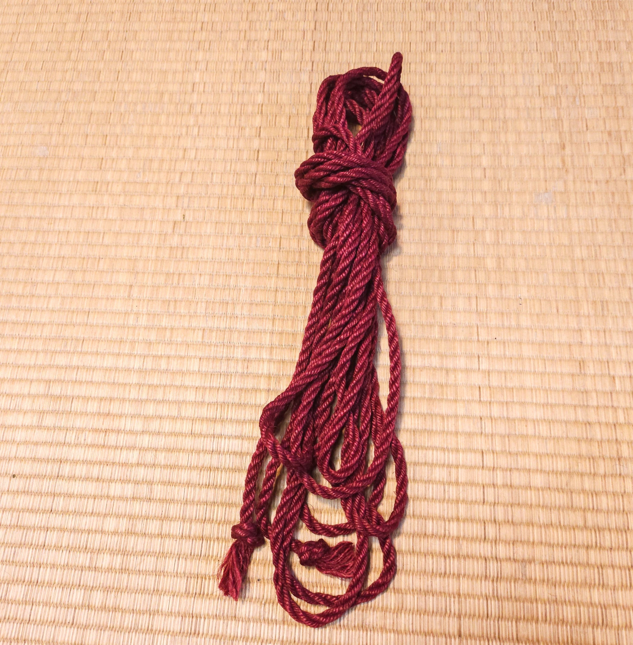 Shibari rope hank slip knot bundle