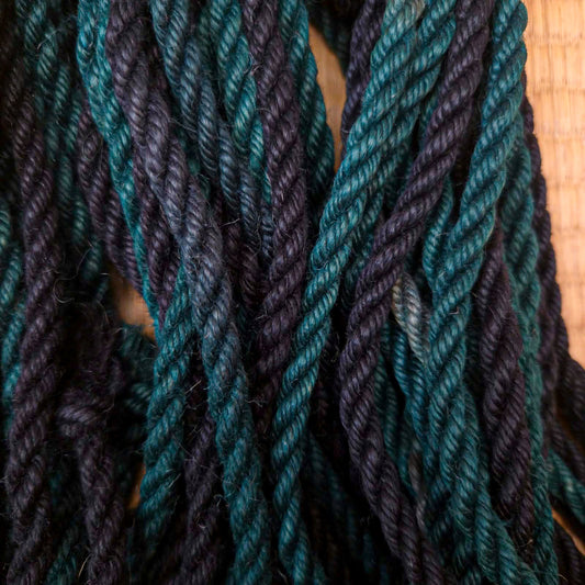 Teal Twilight Jute Shibari Rope