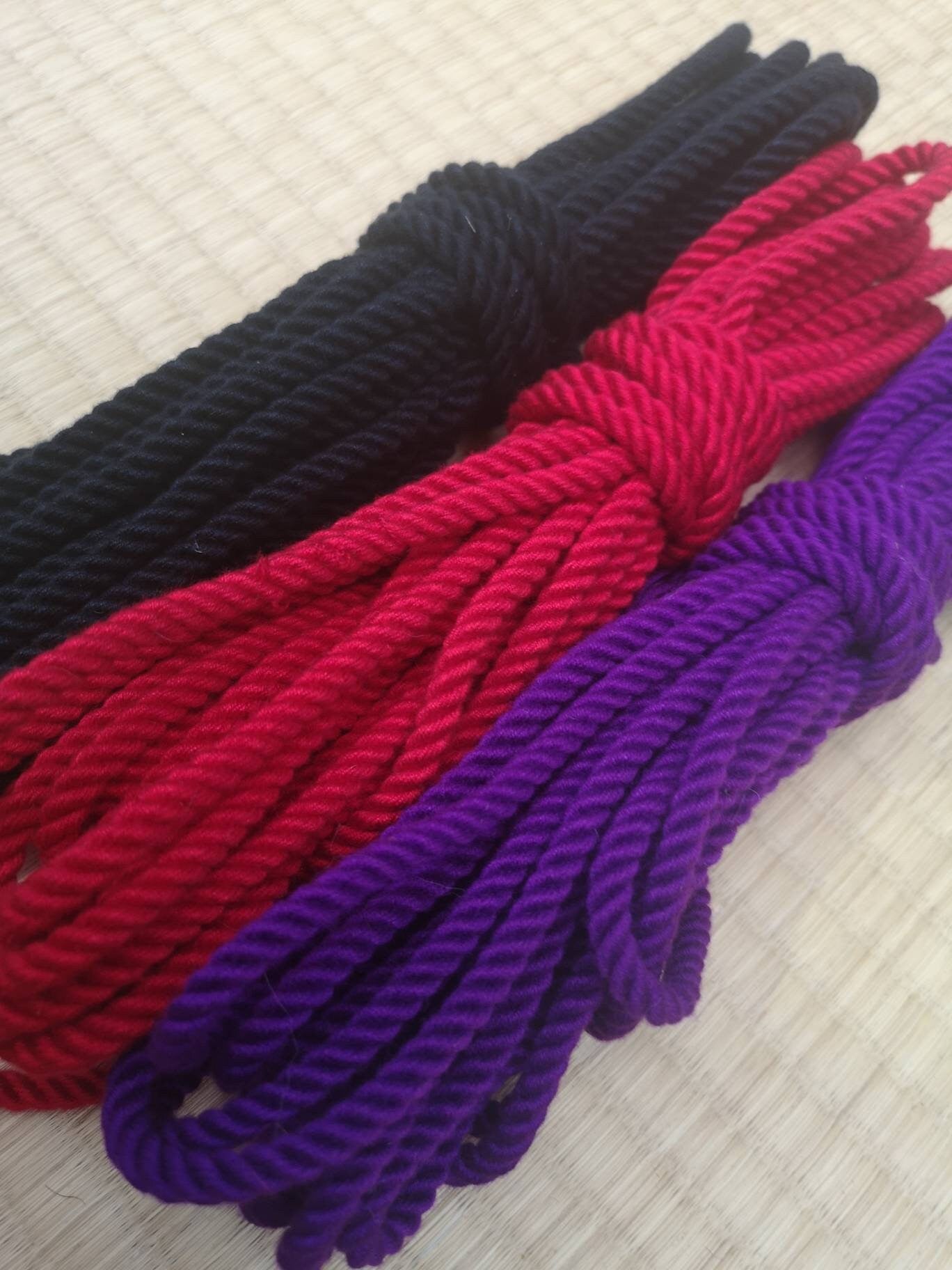 Black Red and Purple Bondage Rope Kit – RebornRopes