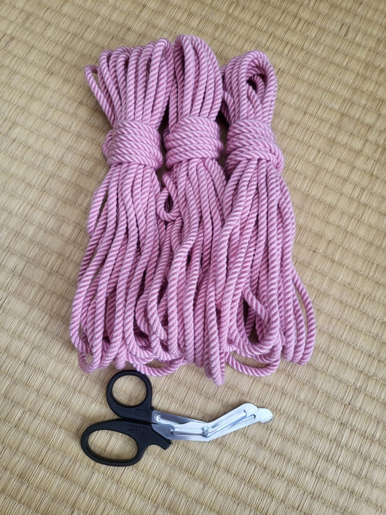 ‘Ballet Pink’ Shibari Bondage rope in Bamboo – RebornRopes