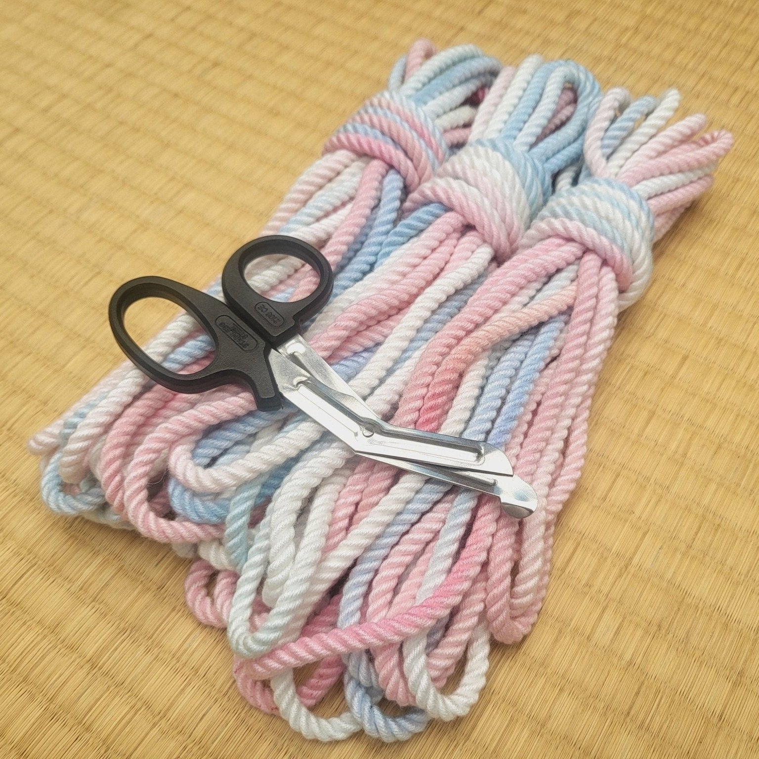 Bamboo ‘Baby - True Trans Pride’ bondage rope - RebornRopes