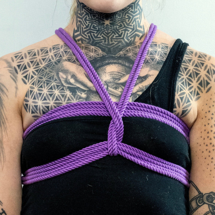 Lavander Rope Lavender Purple Bondage Rope in Bamboo – RebornRopes