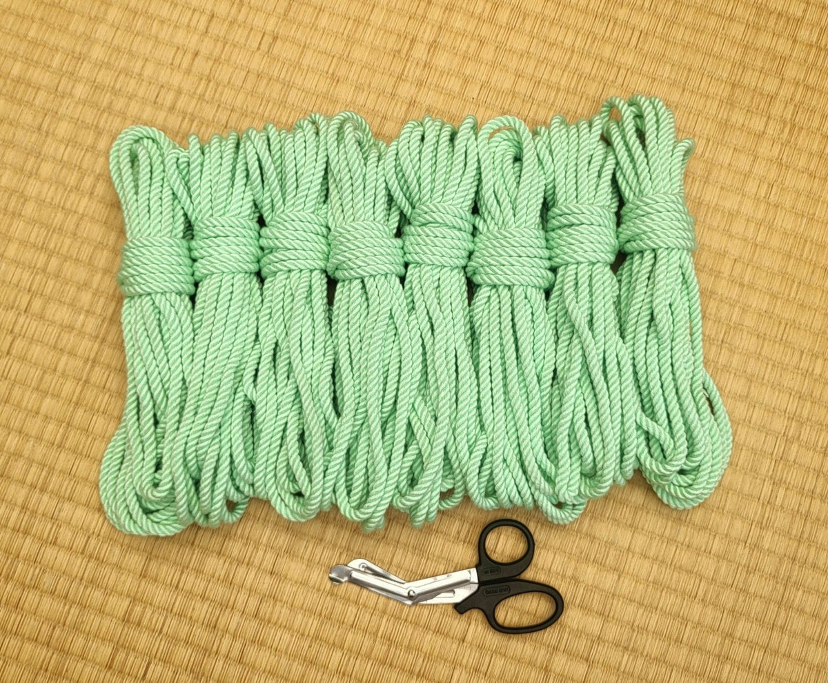 Mint green Shibari Bondage Rope in Bamboo – RebornRopes