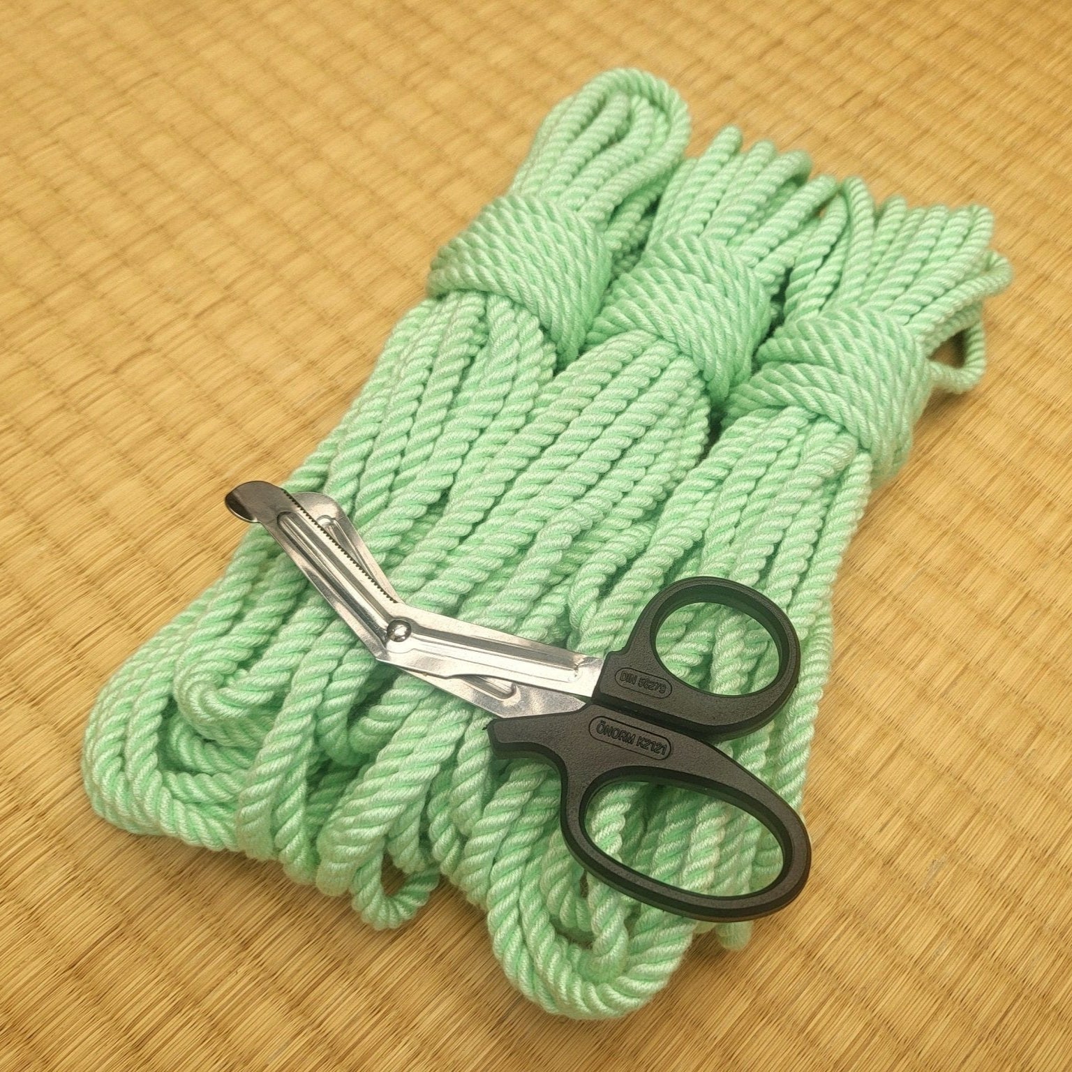 Bamboo ‘Mint’ bondage rope. - RebornRopes