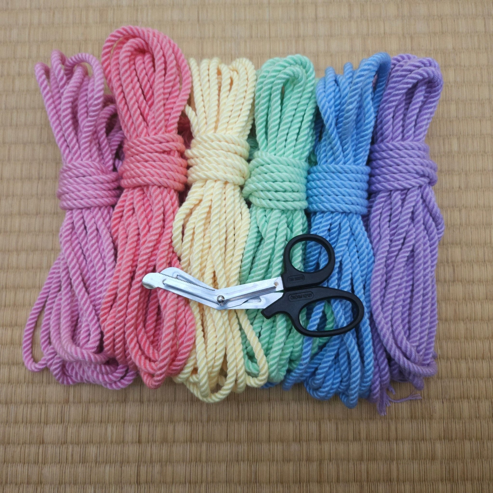 Pastel Roping Bamboo Bondage Rope Kit ‘Pastel Pride’ - Fast Shipping – RebornRopes