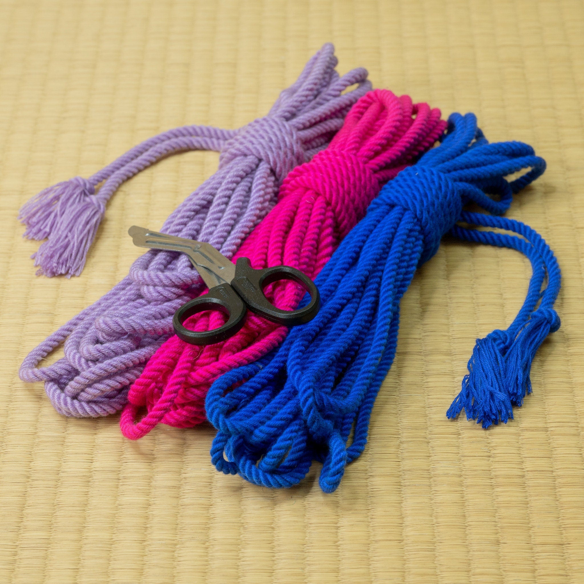 Bi Lateral Ropes Bisexual Bondage Bamboo Rope Kit - ready to use – RebornRopes