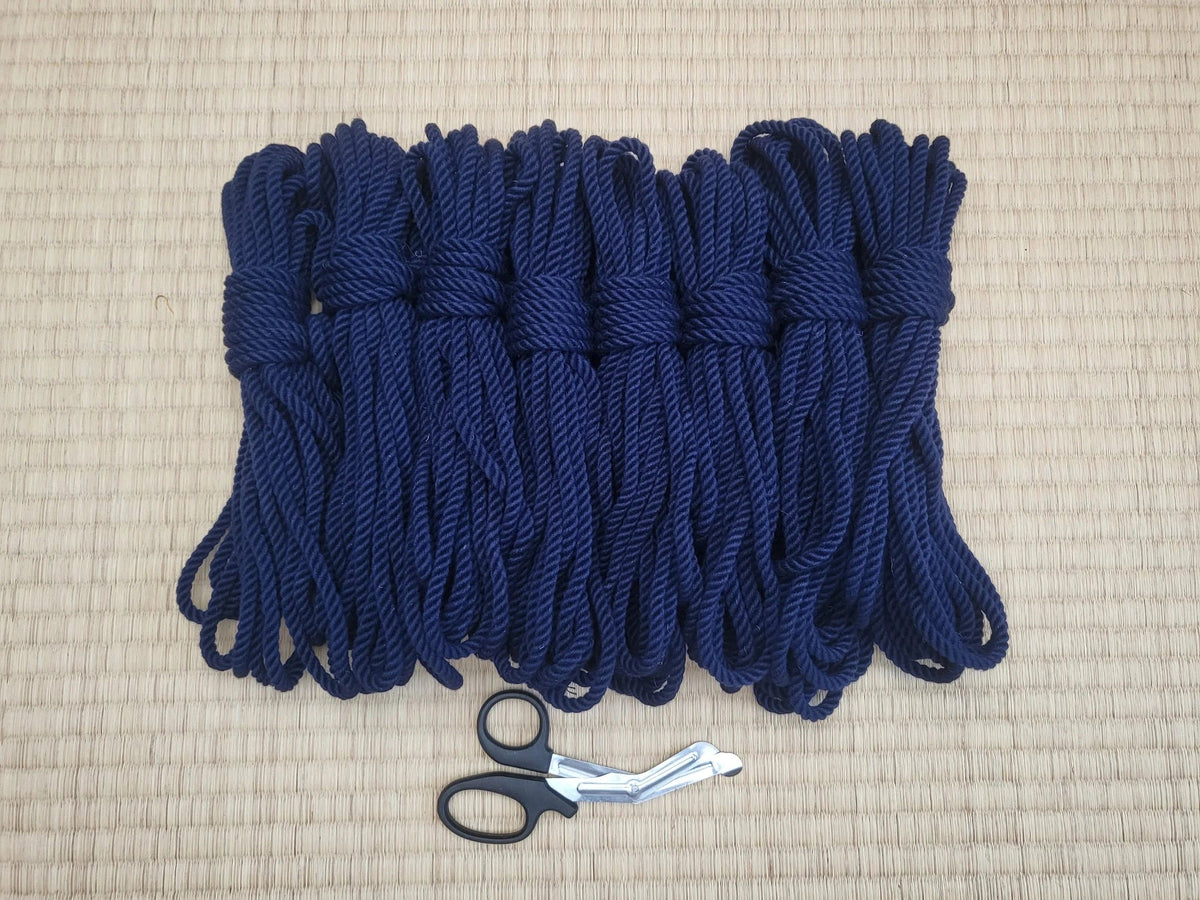 Navz Ropes Navy Bamboo Rope Kit - Skin Safe and Ready to Use – RebornRopes