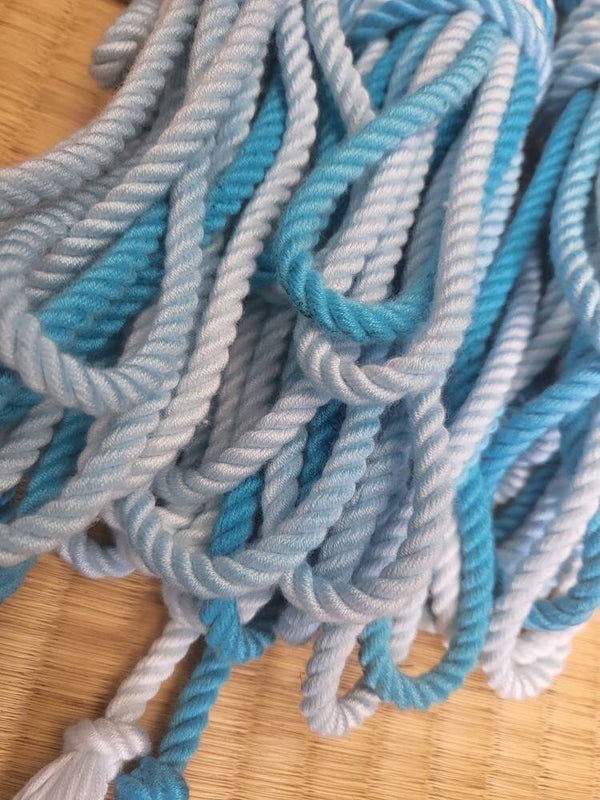 Blue Ombre Shibari Bondage Rope In Bamboo – RebornRopes