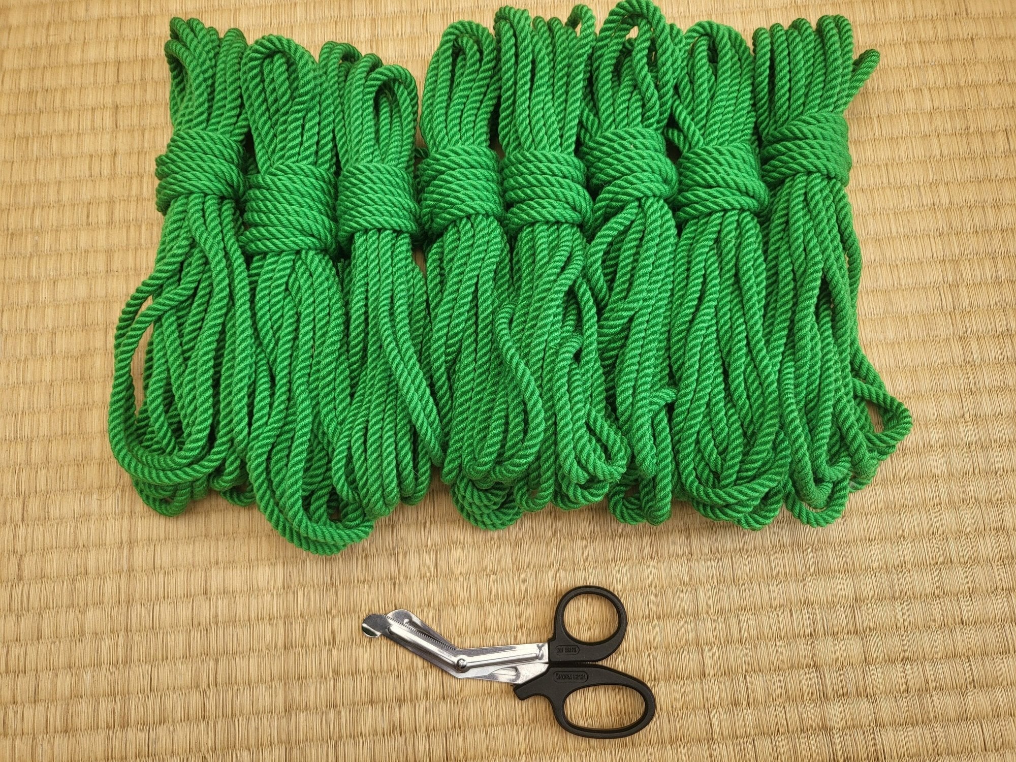 Making Rope From Bamboo Emerald green Bondage Rope Bamboo – RebornRopes