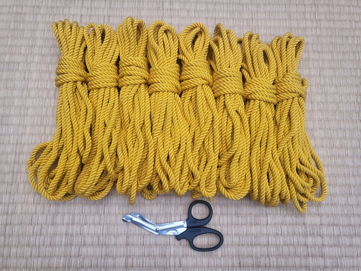 Making Rope From Bamboo Goldilocks Gold Bamboo Bondage Rope – RebornRopes