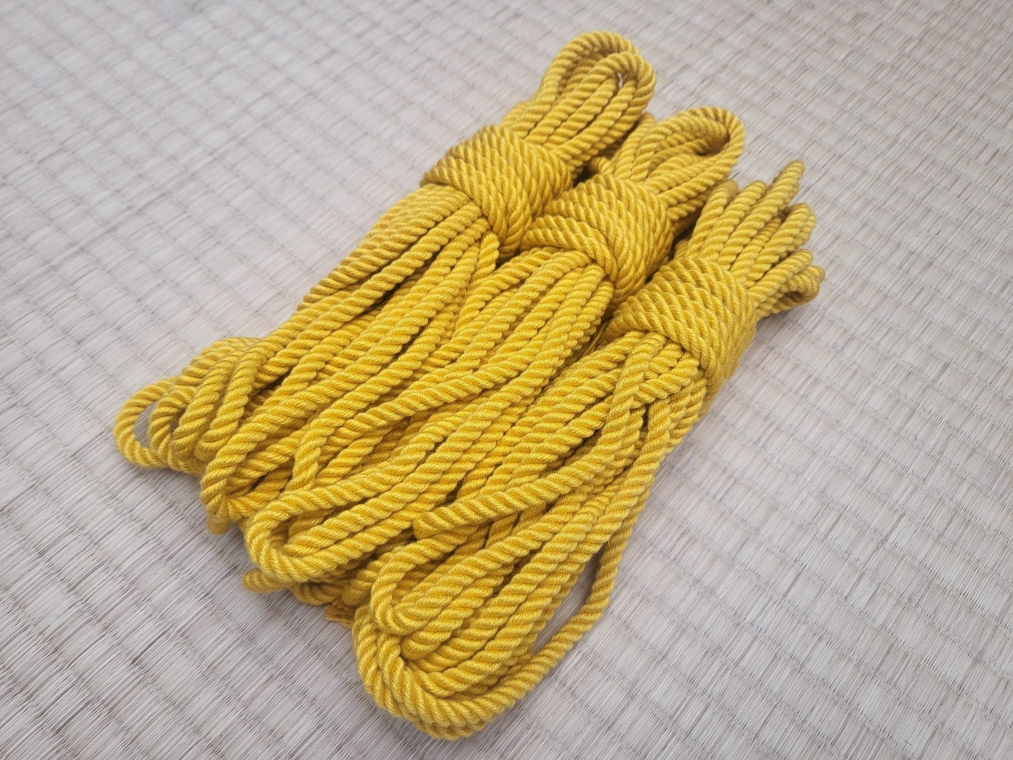 Goldilocks Gold Bamboo Bondage Rope – RebornRopes