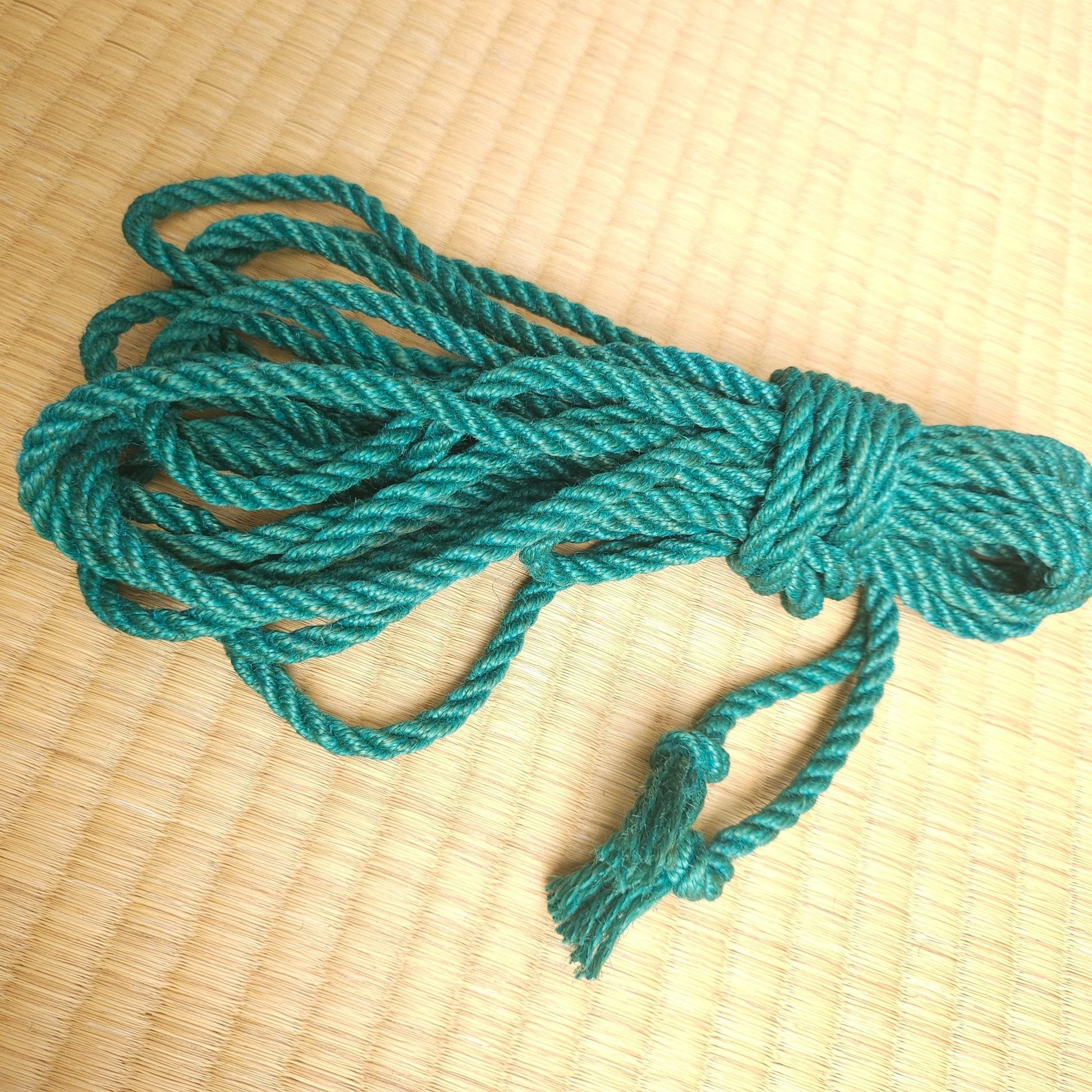 Light Teal 2 - Ply Jute Shibari Rope - RebornRopes