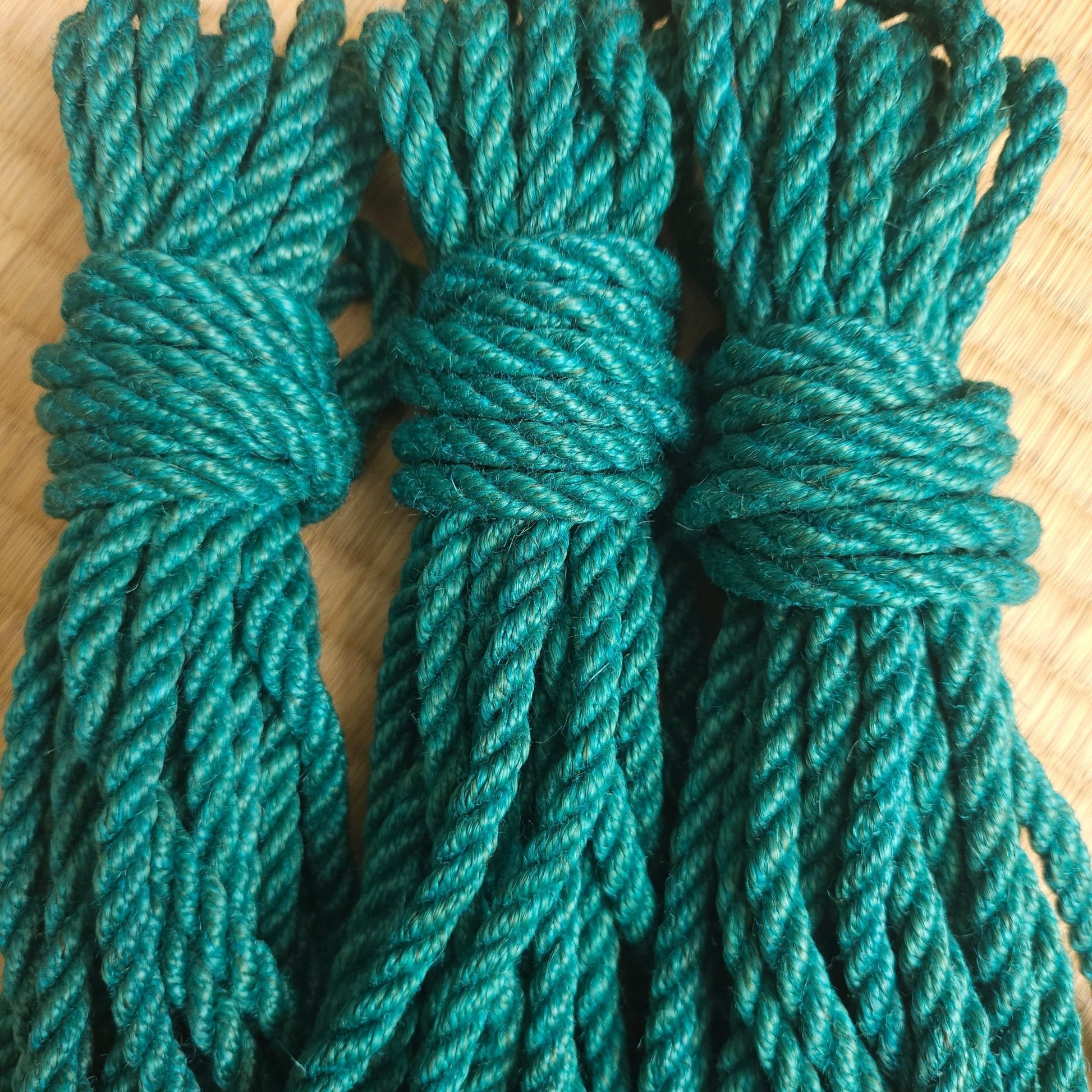 Light Teal 2 - Ply Jute Shibari Rope - RebornRopes