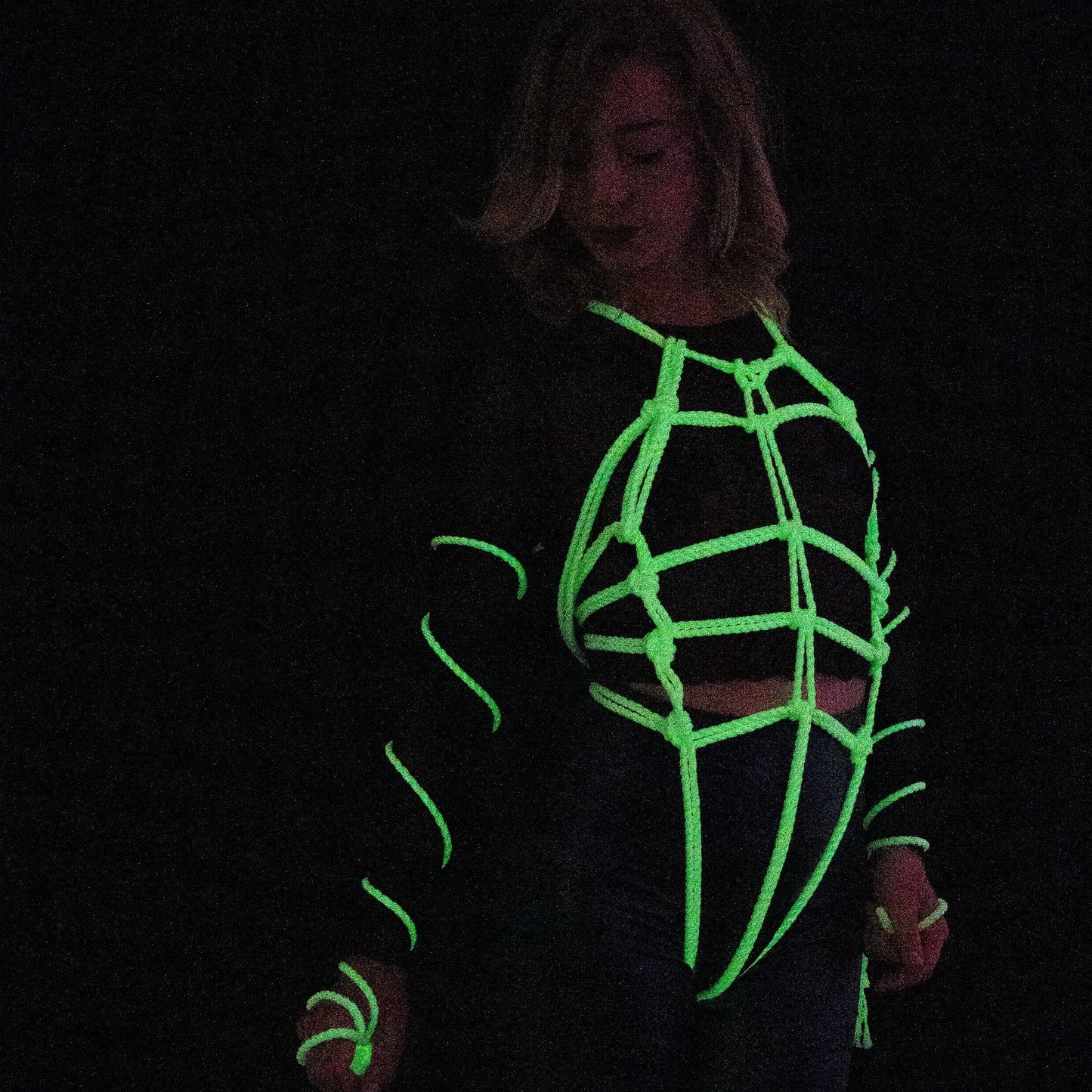 Mint Shibari UV Glow Rope – RebornRopes