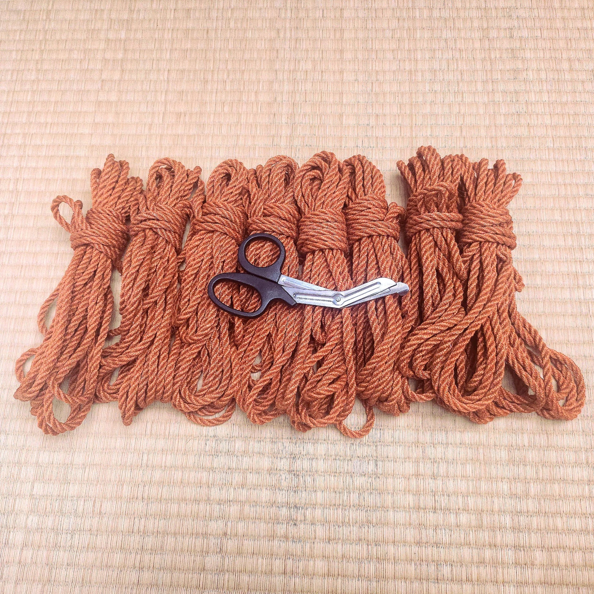 Orange 2 - Ply Jute Shibari Rope - RebornRopes