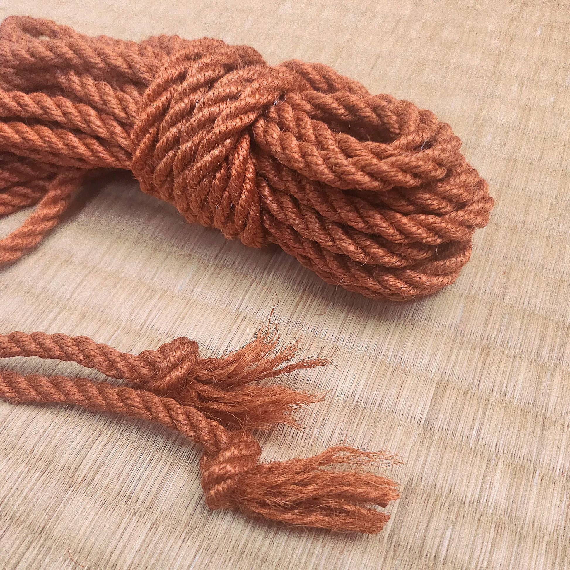 Orange 2 - Ply Jute Shibari Rope - RebornRopes