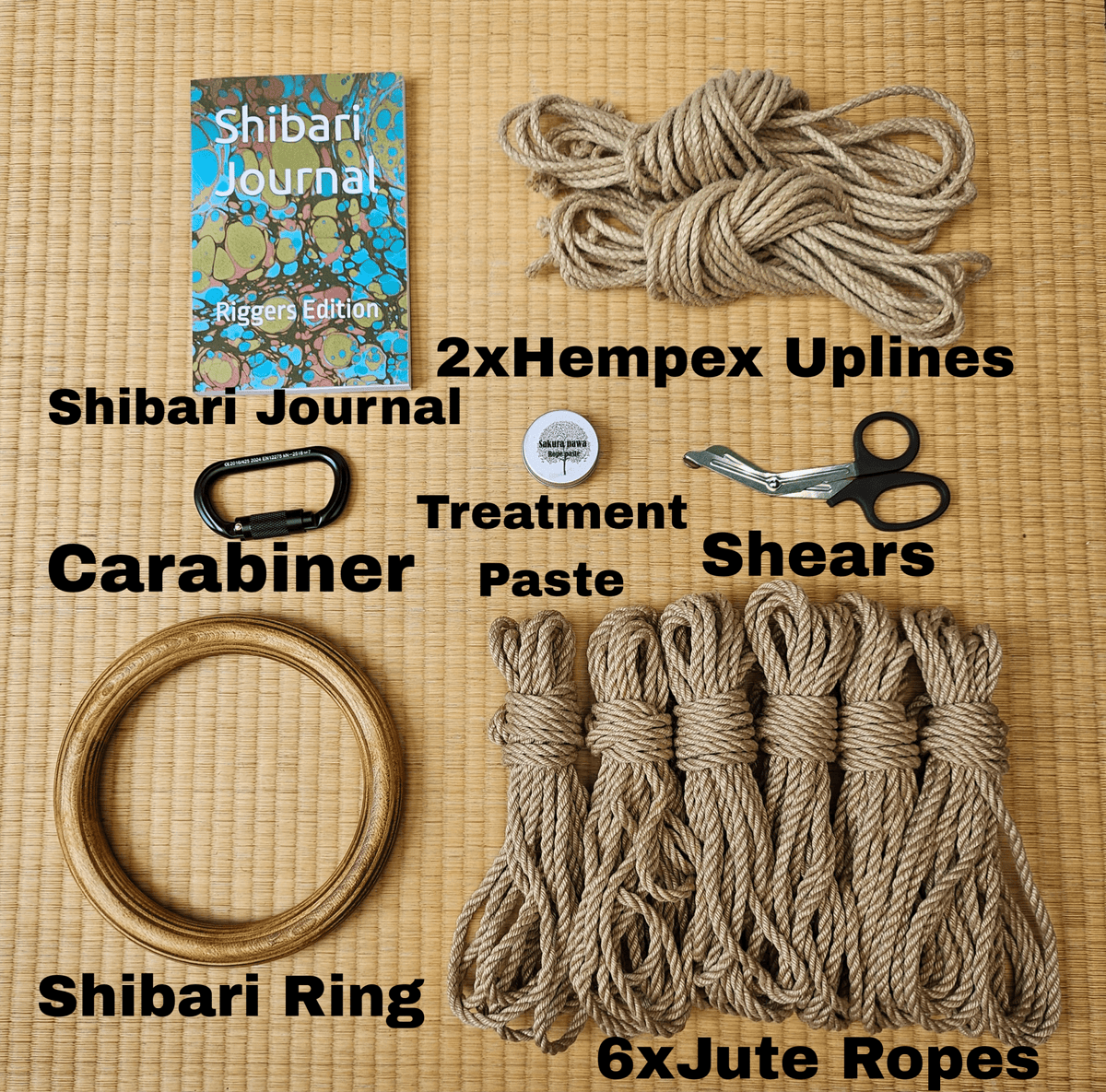 Partial Hanging Guide Natural Shibari Bondage Rope - Treated & Ready to use – RebornRopes