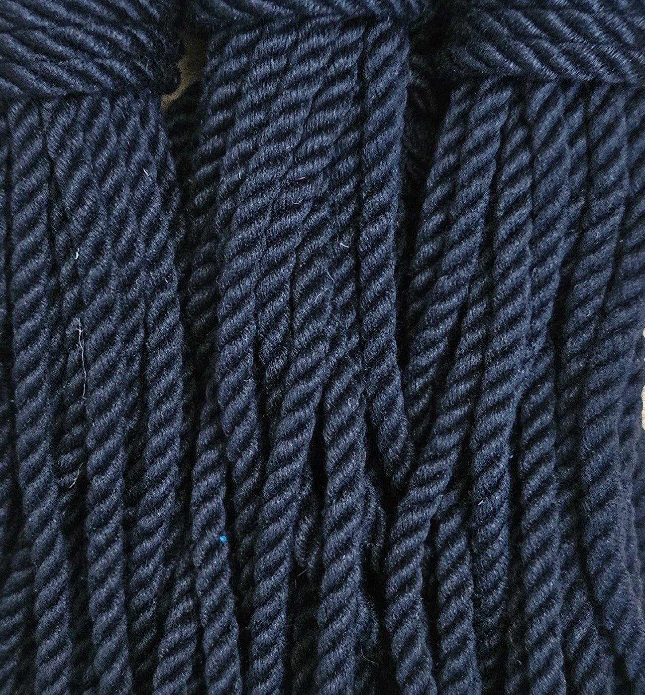 Pure Mulberry Silk Rope - "Raven Black" - Pure Luxury - RebornRopes