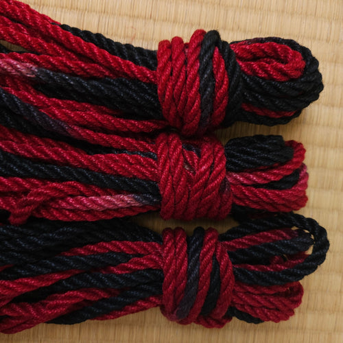 Red Twilight 2 - Ply Shibari Jute Rope - Free Shears!* - RebornRopes