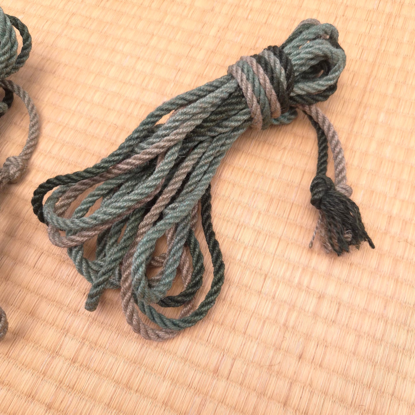 Green Ombre -  Jute shibari Rope
