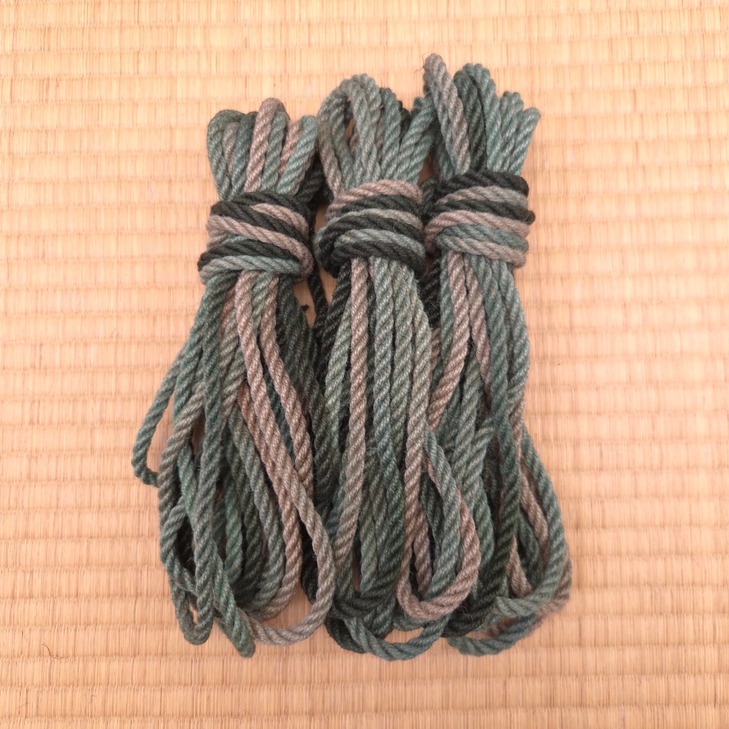 Green Ombre -  Jute shibari Rope