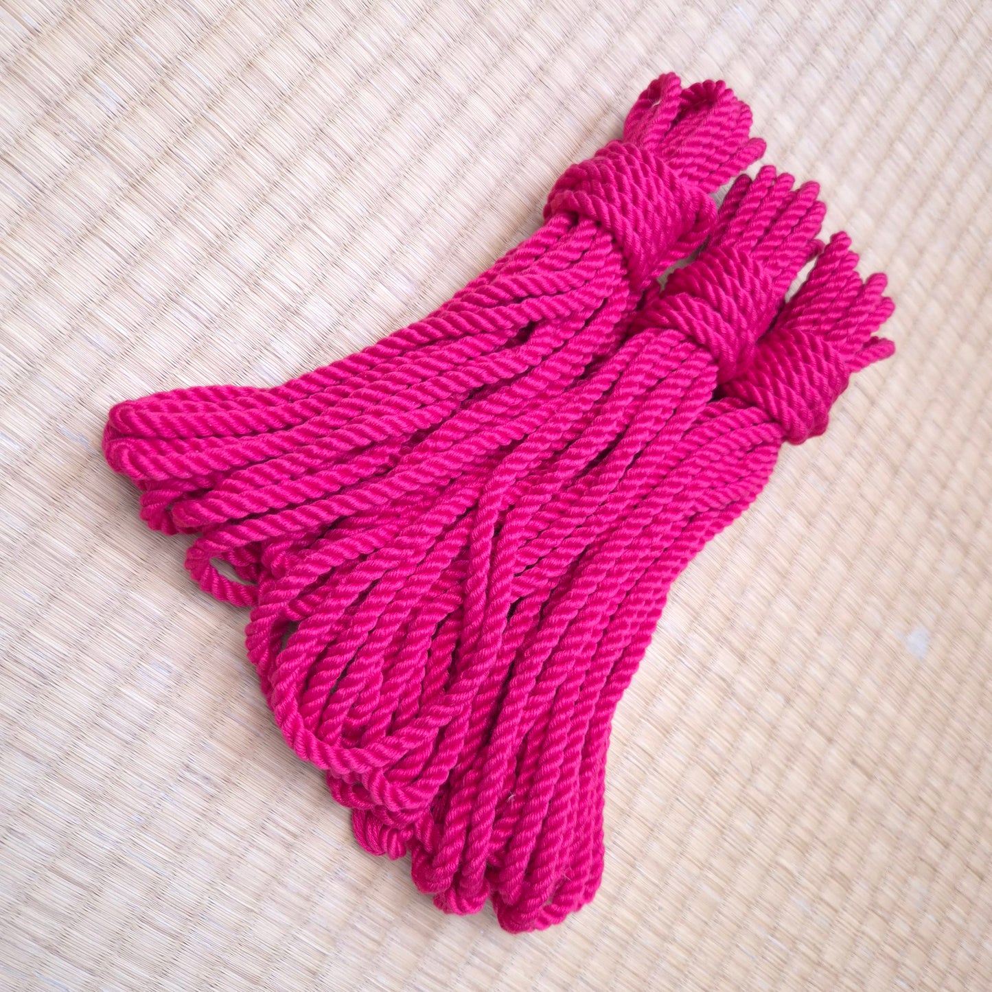 Pure Mulberry Silk Rope. Red