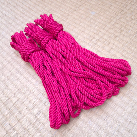 Pure Mulberry Silk Rope. Red
