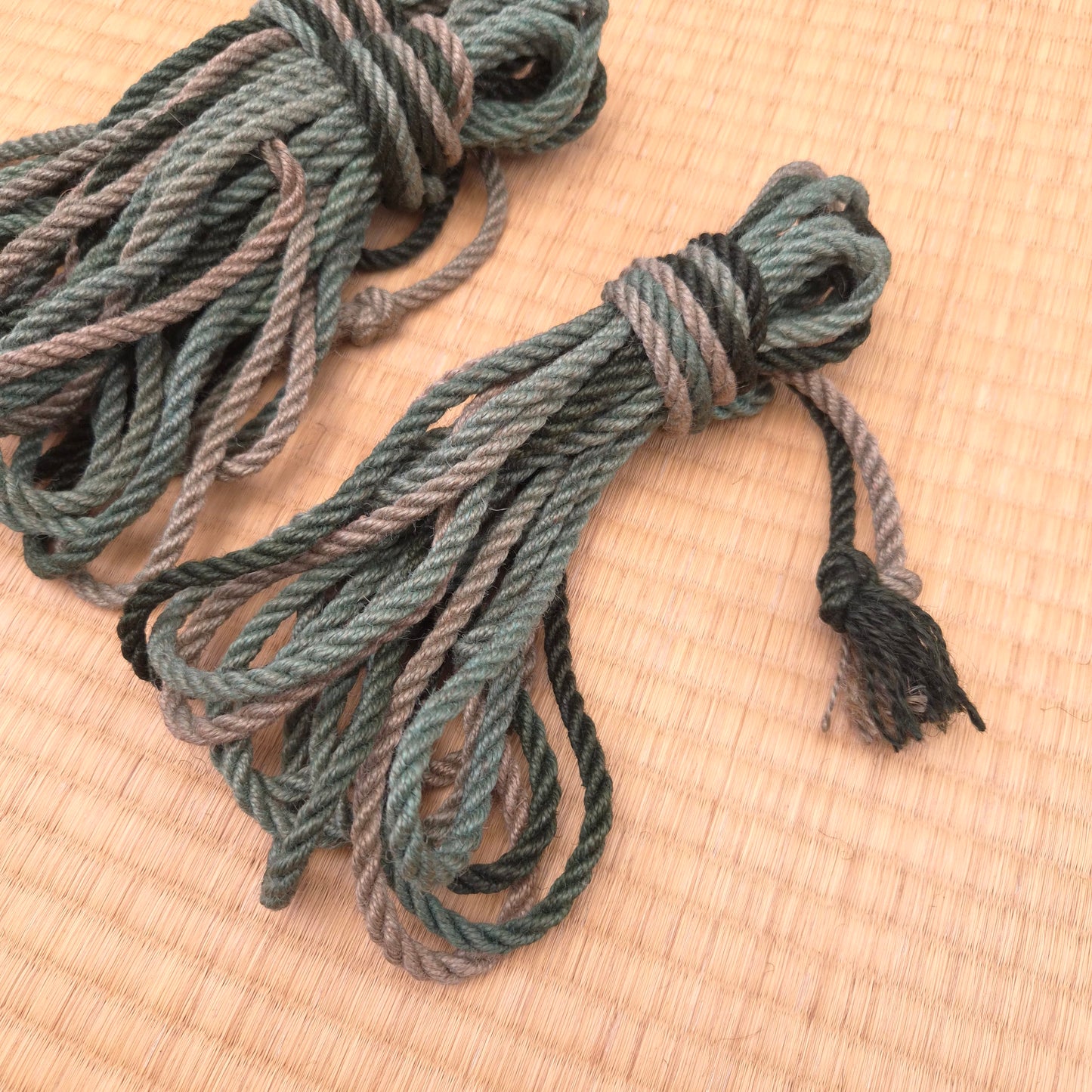 Green Ombre -  Jute shibari Rope
