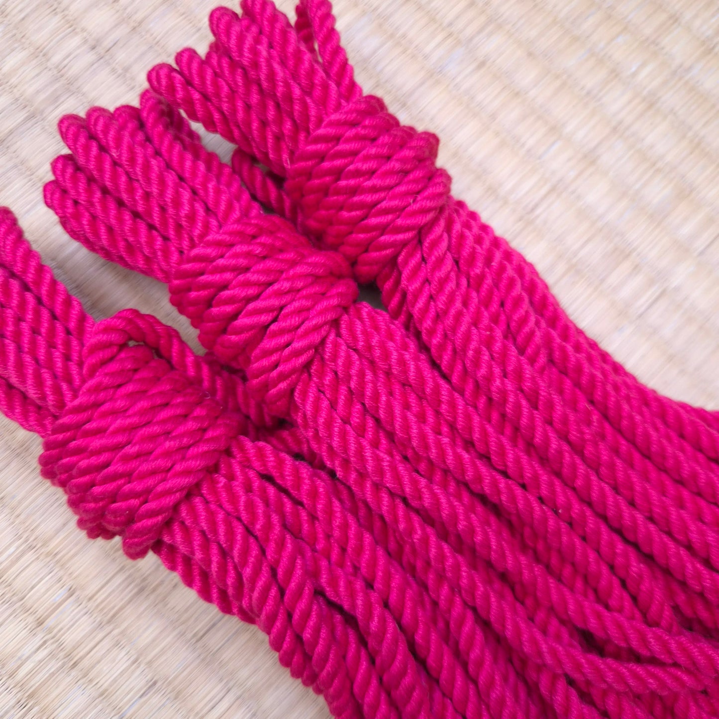 Pure Mulberry Silk Rope. Red