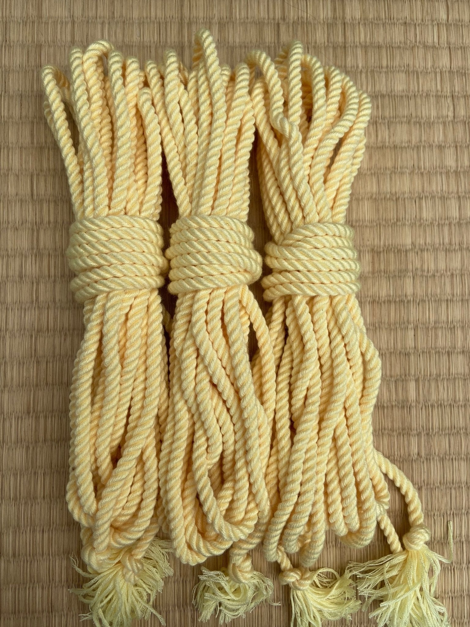 Sensory Friendly Yellow Bamboo Bondage Rope – RebornRopes