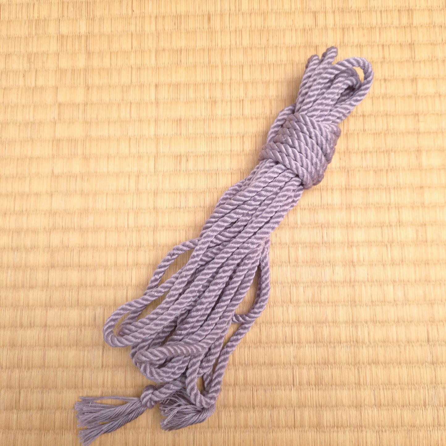 Pure Mulberry Silk Rope - "Night storm" - Pure Luxury