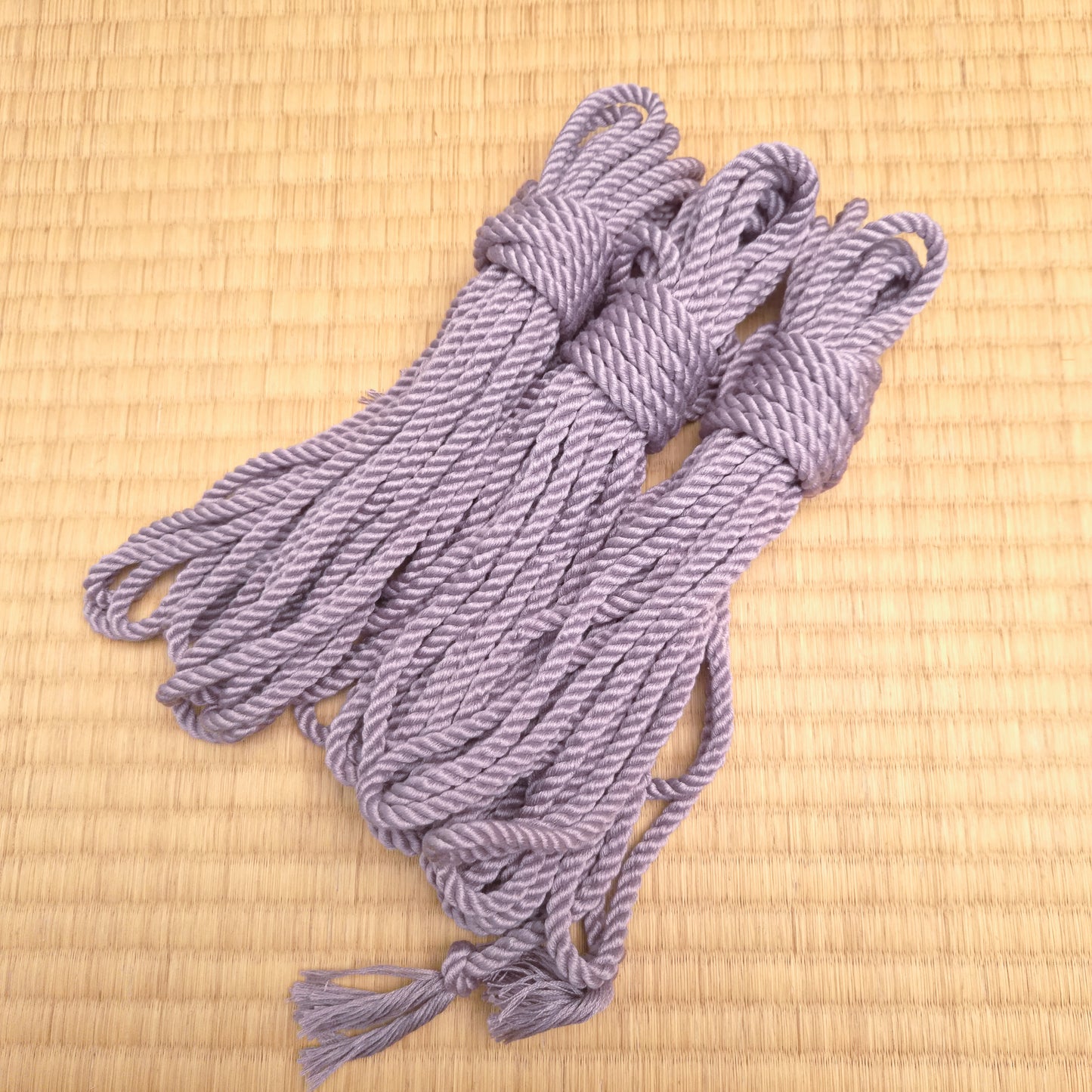 Pure Mulberry Silk Rope - "Night storm" - Pure Luxury