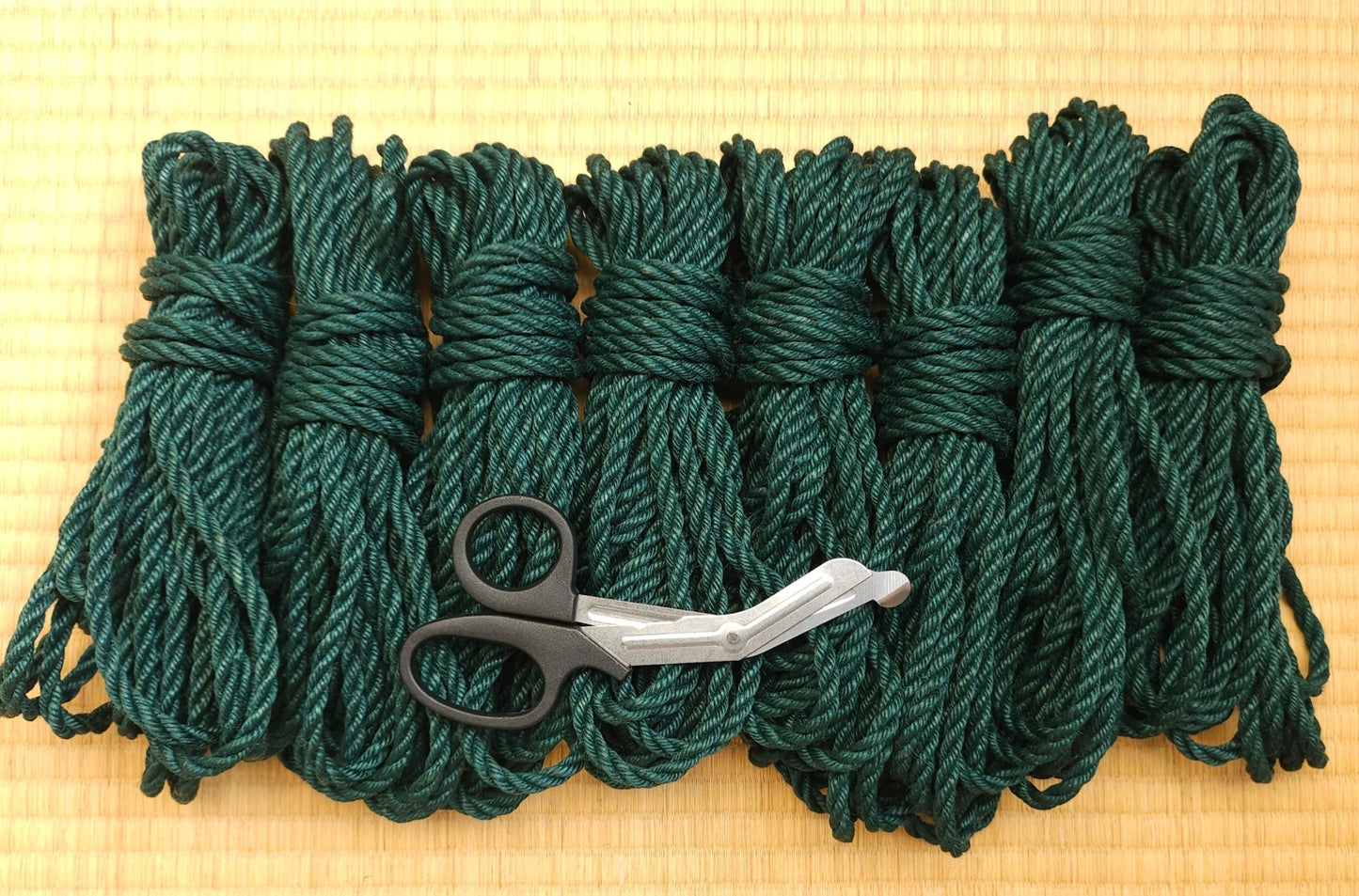 Teal - Fully Treated Jute Shibari Rope - RebornRopes