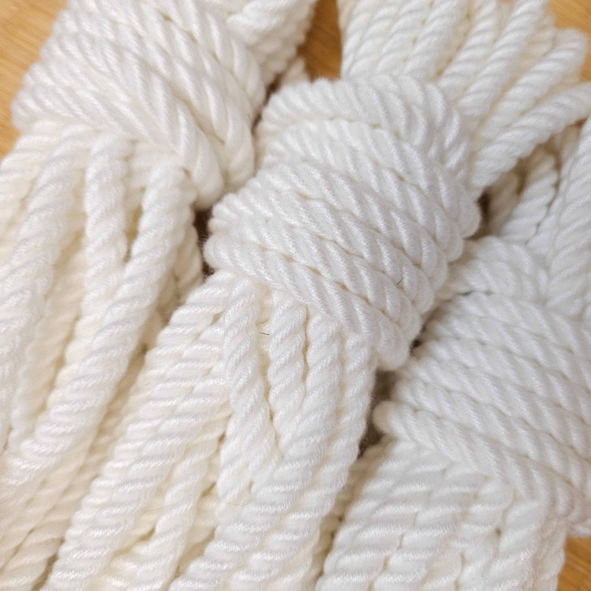 White Bamboo Bondage Rope - Premium Quality – RebornRopes